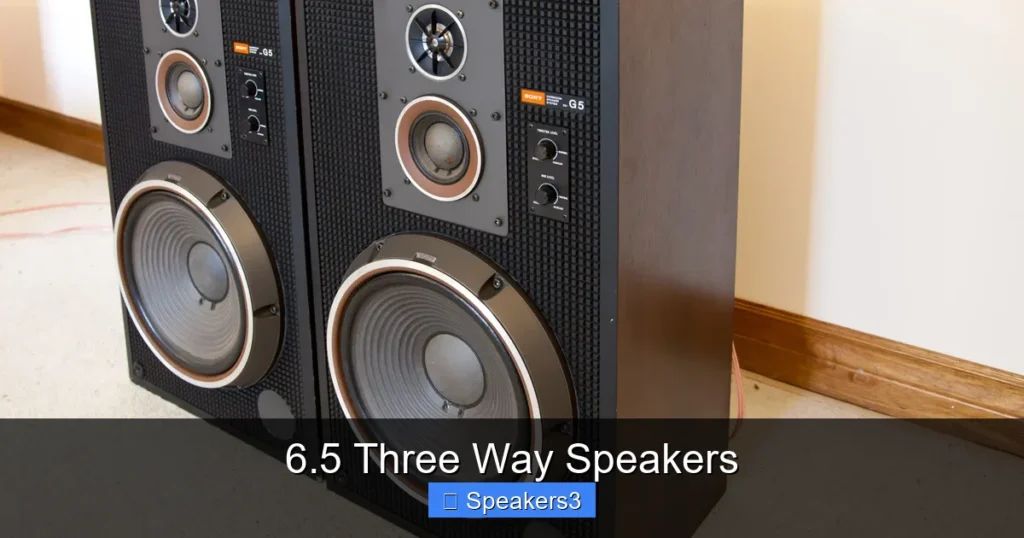 6.5 Three Way Speakers