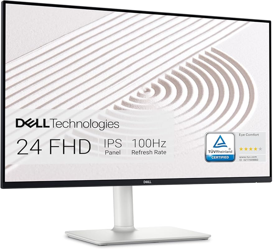 Dell S2425HS 23.8 Inch FHD Monitor, 100Hz, TÜV Rheinland Eye Comfort,