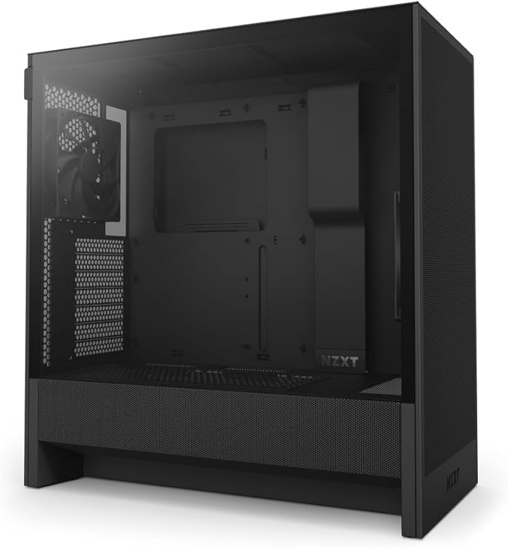 NZXT H5 Flow 2024 Compact ATX Mid-Tower PC Case - High Airflow with 2
