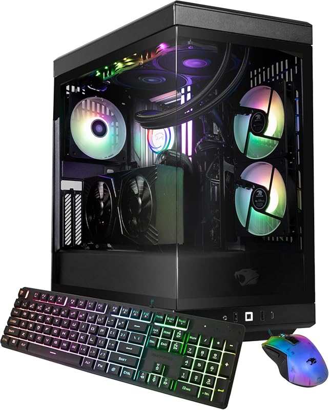 iBUYPOWER Y40 PRO Gaming PC with Ryzen 9 7900X, RTX 5070Ti 16GB, 32GB