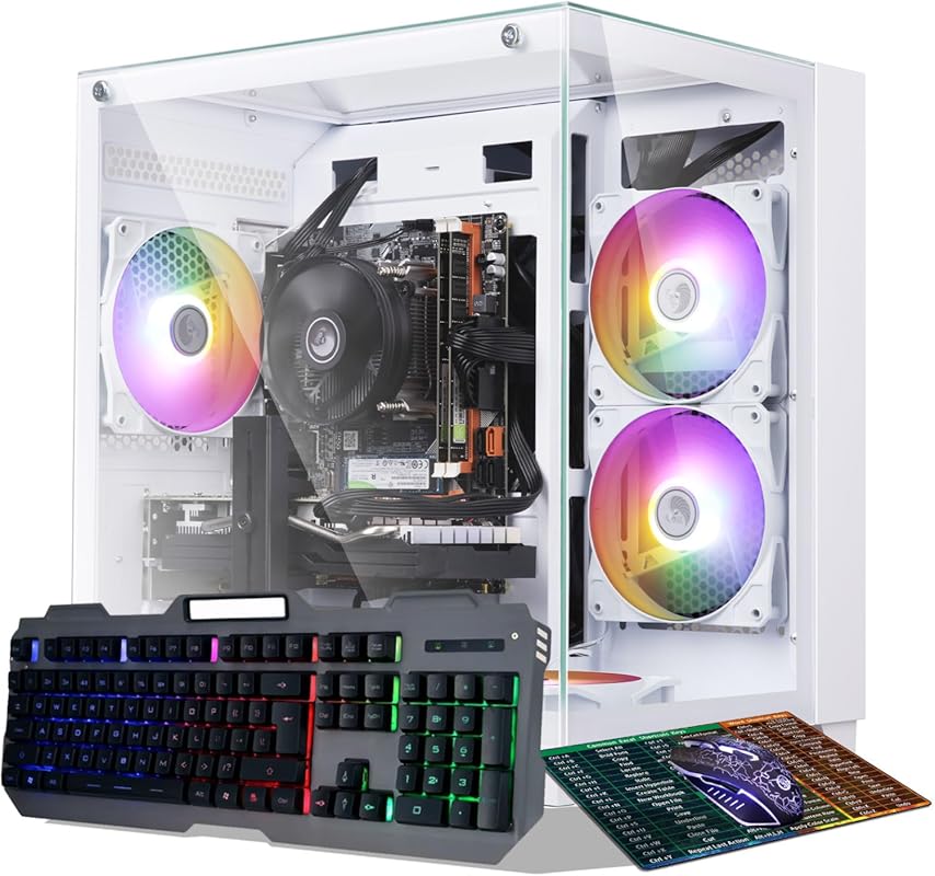 Prebuilt Gaming PC Intel Core i7 3.4-3.9GHz, RX 590 8GB, 16GB RAM, 512