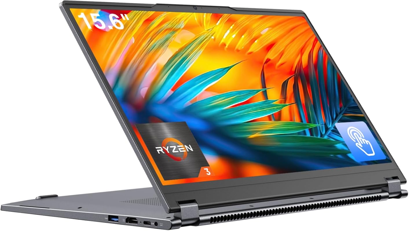 EYY 2-in-1 15.6-inch FHD Touchscreen AMD Ryzen R3 3200U 16GB RAM 512GB