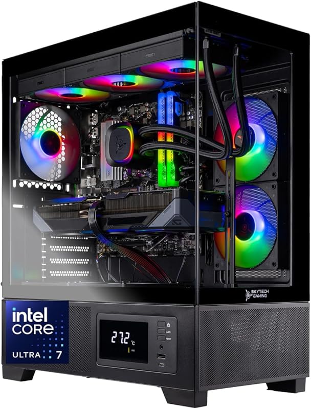 Skytech Gaming Azure 3 Plus PC Intel Ultra 7 265K, 32GB DDR5, RTX 5070