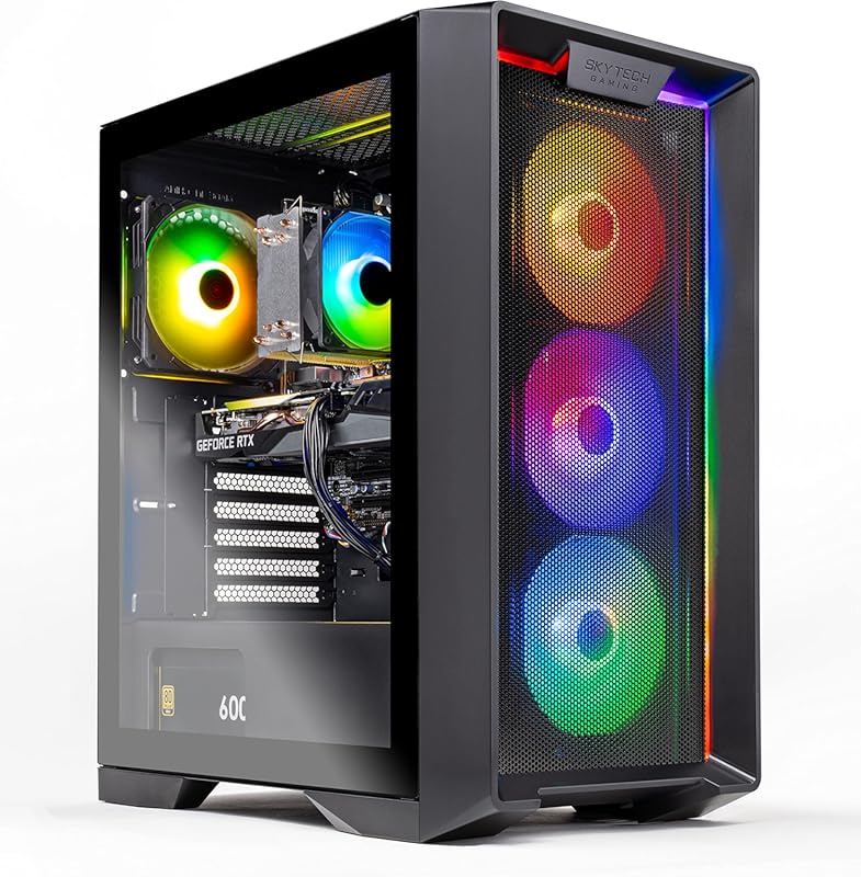 Skytech Gaming Nebula Desktop PC with Ryzen 7 5700, RTX 5060 Ti 16GB,