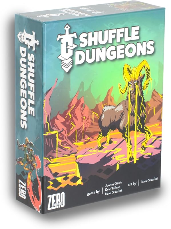 Shuffle Dungeons Solo Co-op Dungeon Crawler Board Game for 1-4 Players