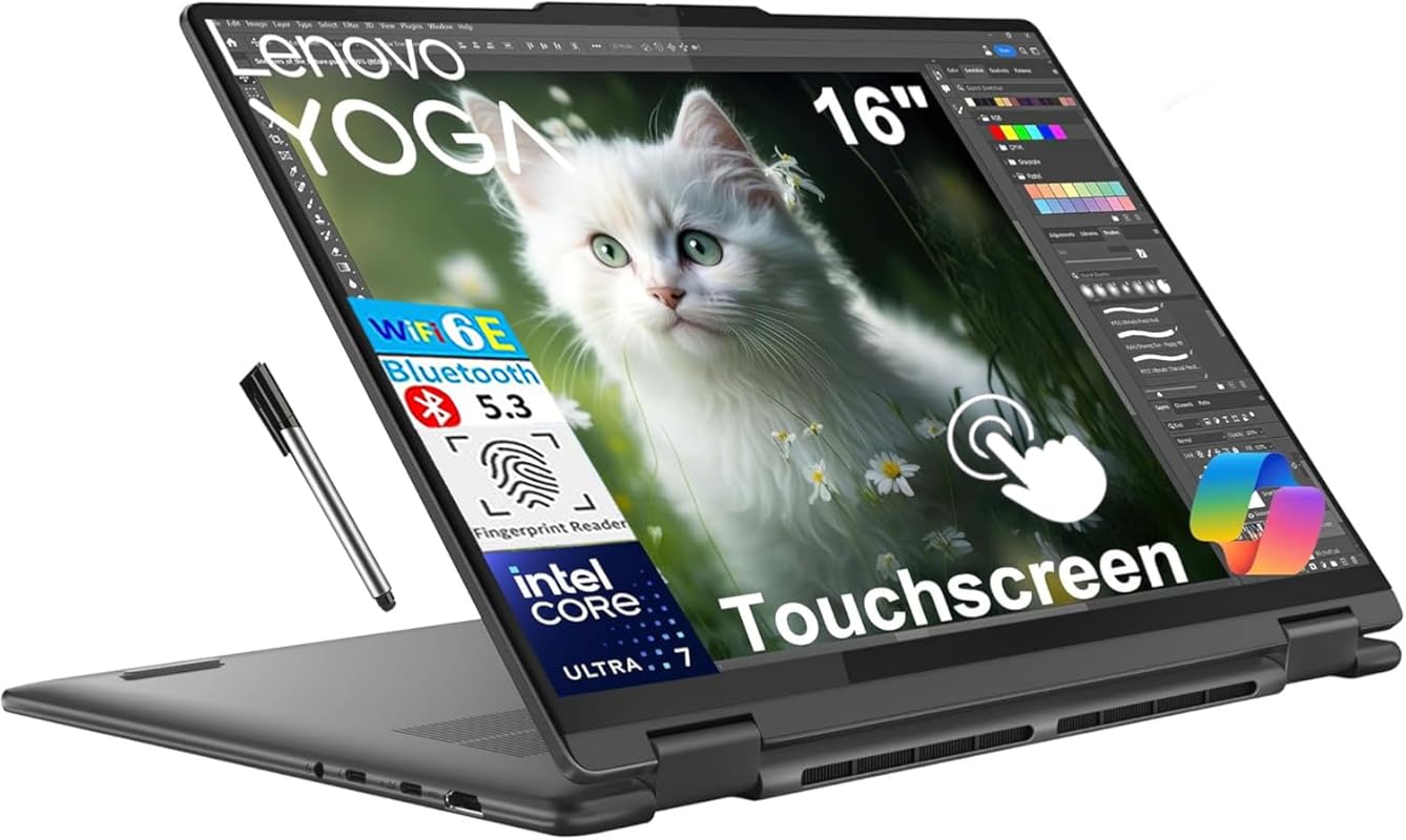 Lenovo Yoga 7i 2-in-1 16-inch FHD+ Touchscreen Intel Core Ultra 7 16GB