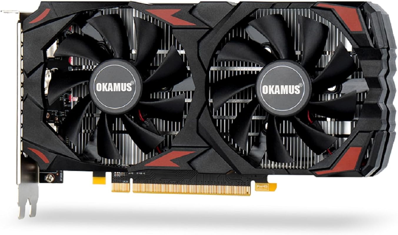 RX 590 8GB GDDR5 Gaming Graphics Card with 256-Bit PCIe 3.0, Dual Fans