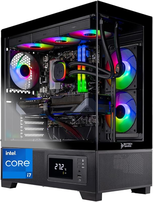 Skytech Gaming Azure 3 Plus PC Intel i7 14700F, 16GB DDR5, RTX 5070, 2