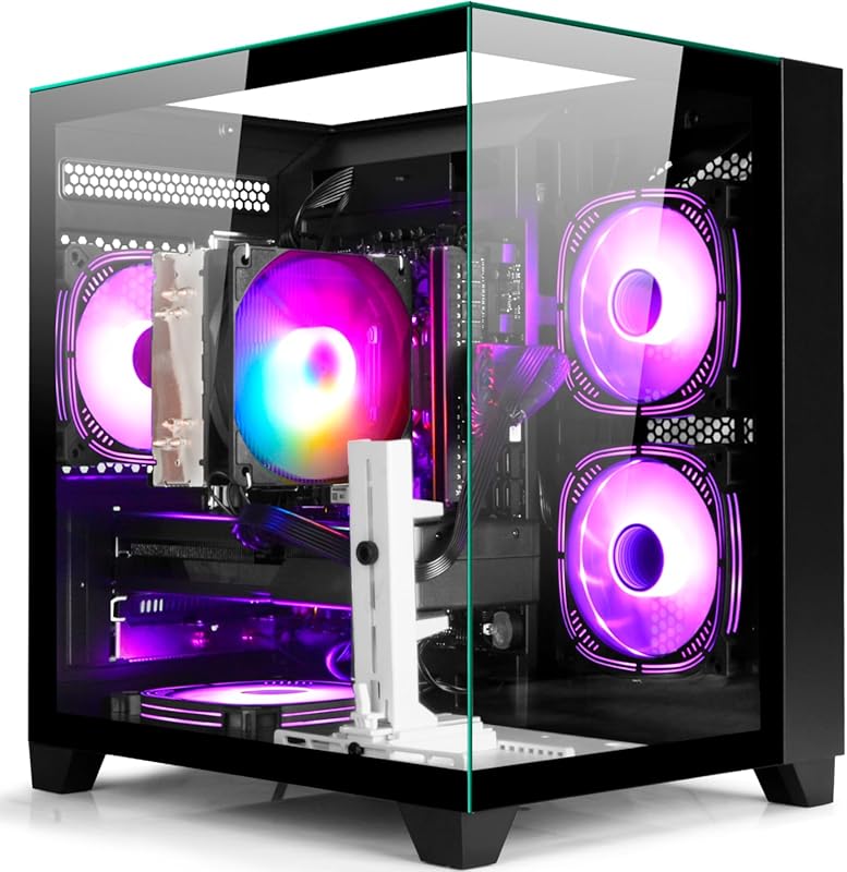 LXZ Gaming Desktop: Ryzen 7 8700F, 32GB DDR5, RTX 5060 8GB, High-Perfo