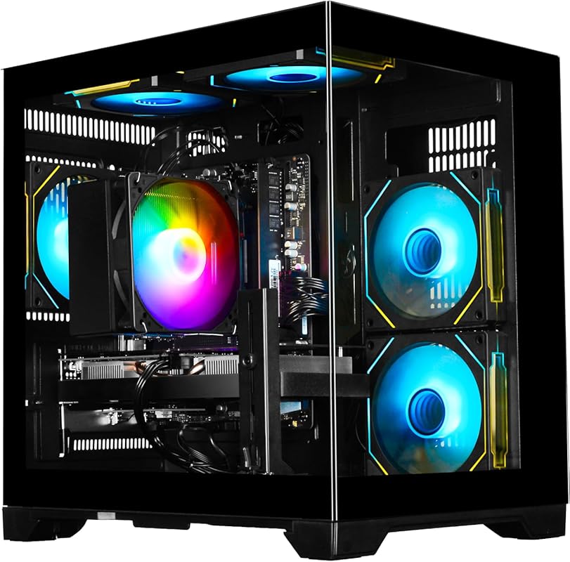 Gaming PC Desktop Ryzen 5 5500, 16GB DDR4 3200MHz RAM, 512GB SSD, RTX