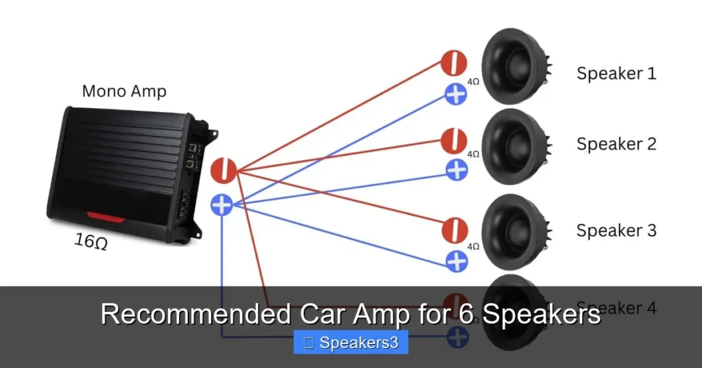 Recommended Car Amp for 6 Speakers