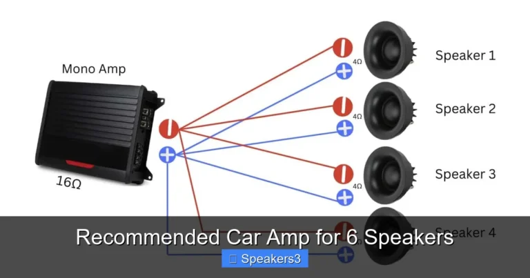 Recommended Car Amp for 6 Speakers
