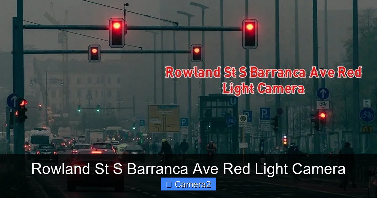 Rowland St S Barranca Ave Red Light Camera