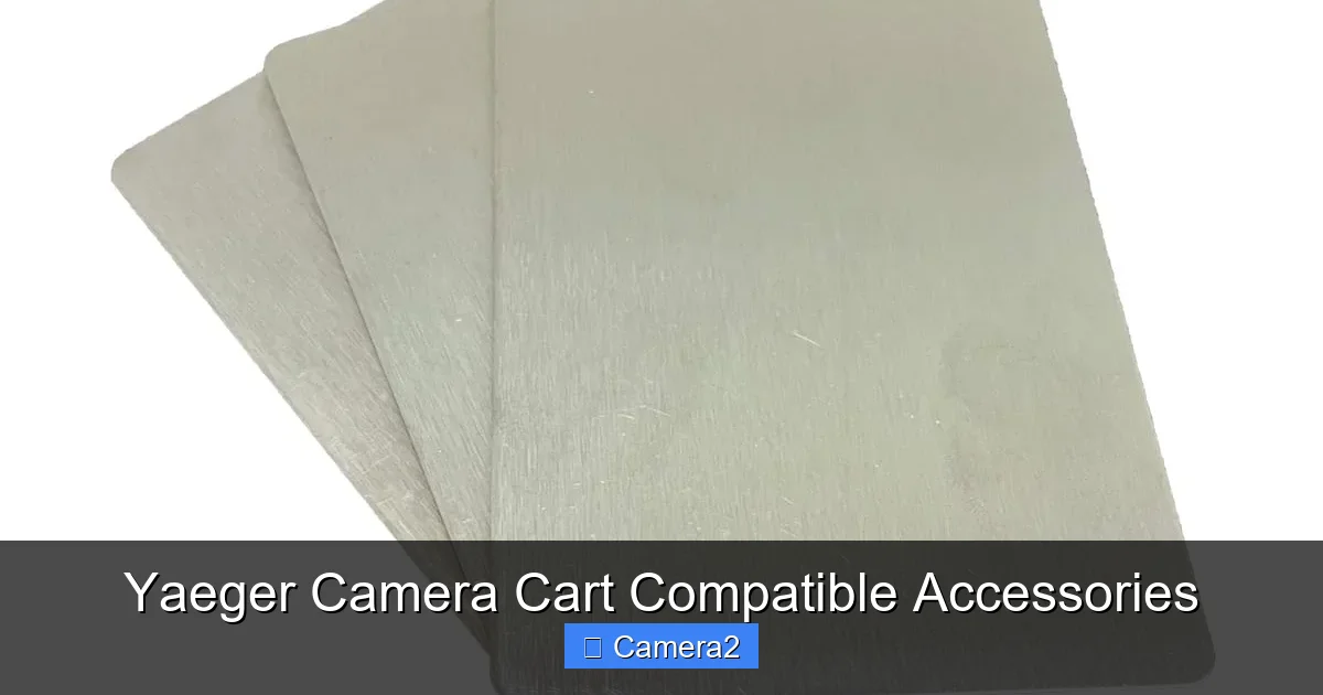 Yaeger Camera Cart Compatible Accessories