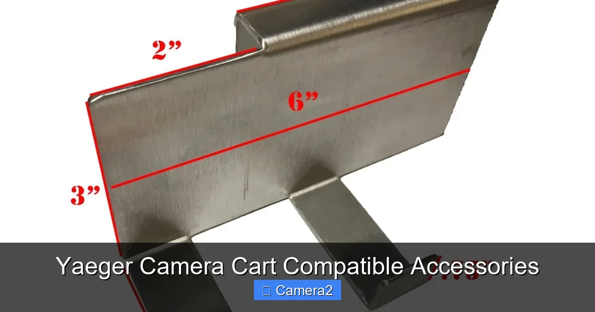 Yaeger Camera Cart Compatible Accessories