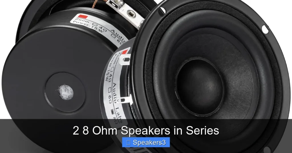 2 8 Ohm Speakers in Series