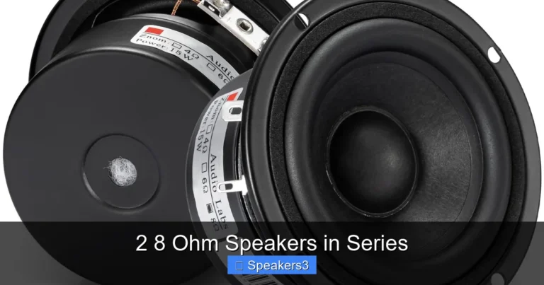 2 8 Ohm Speakers in Series