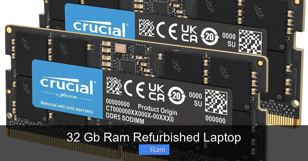 32 Gb Ram Refurbished Laptop