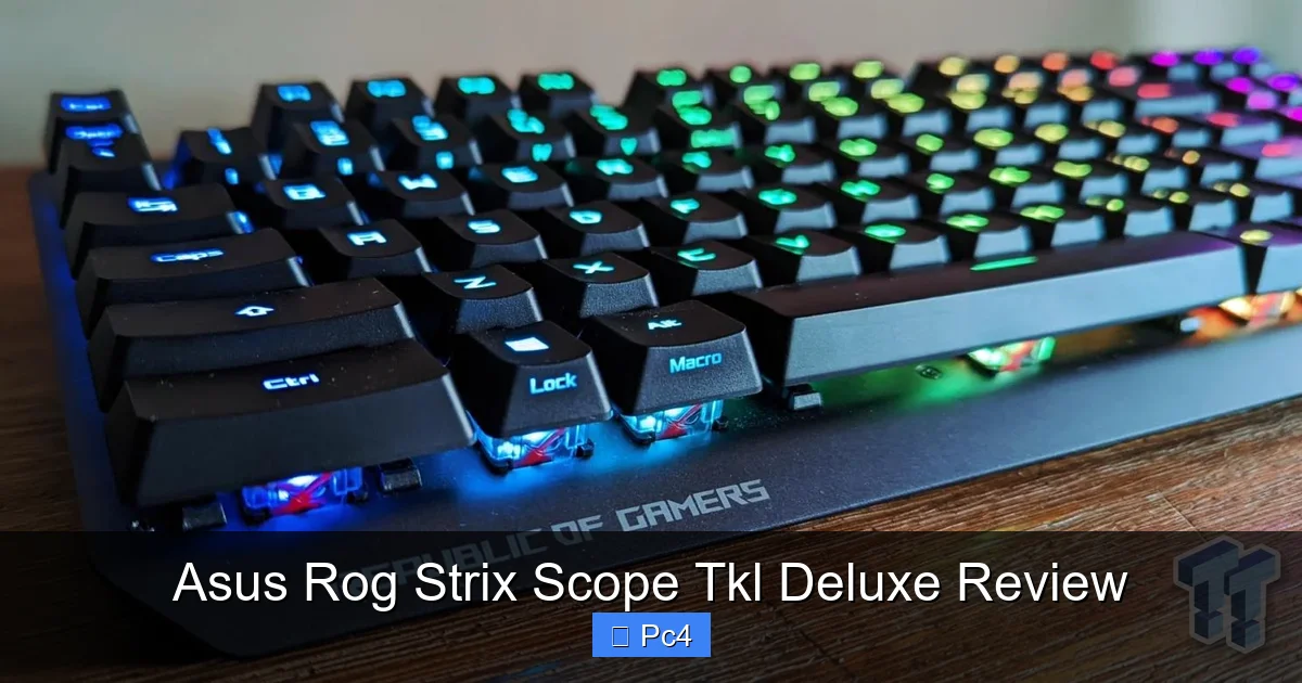 Asus Rog Strix Scope Tkl Deluxe Review