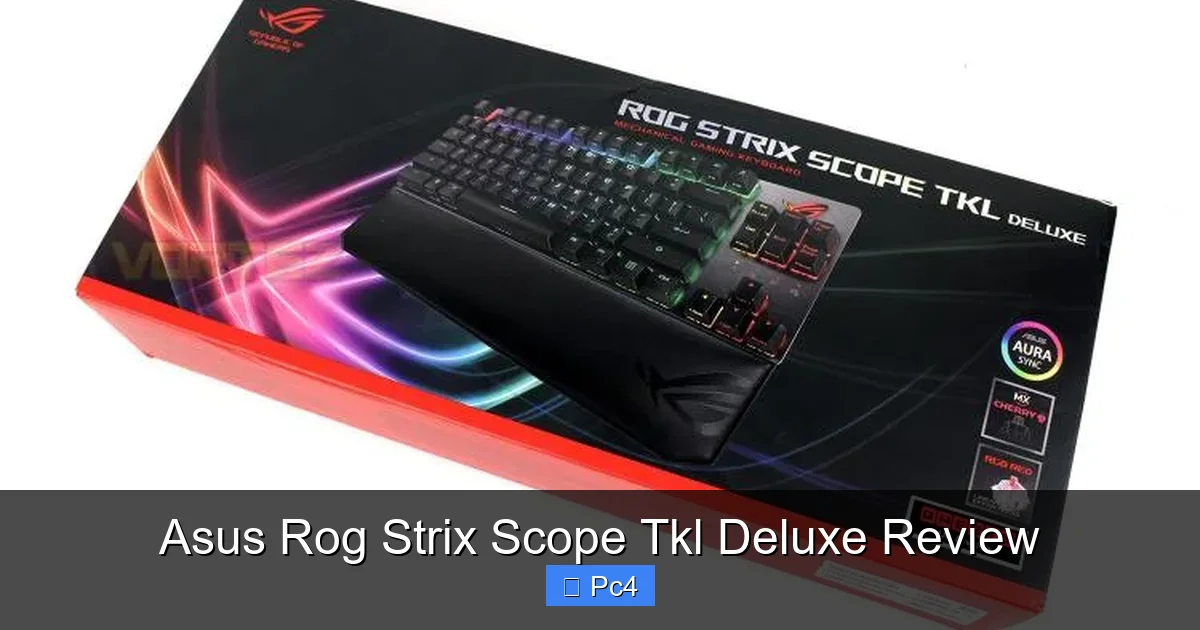 Asus Rog Strix Scope Tkl Deluxe Review