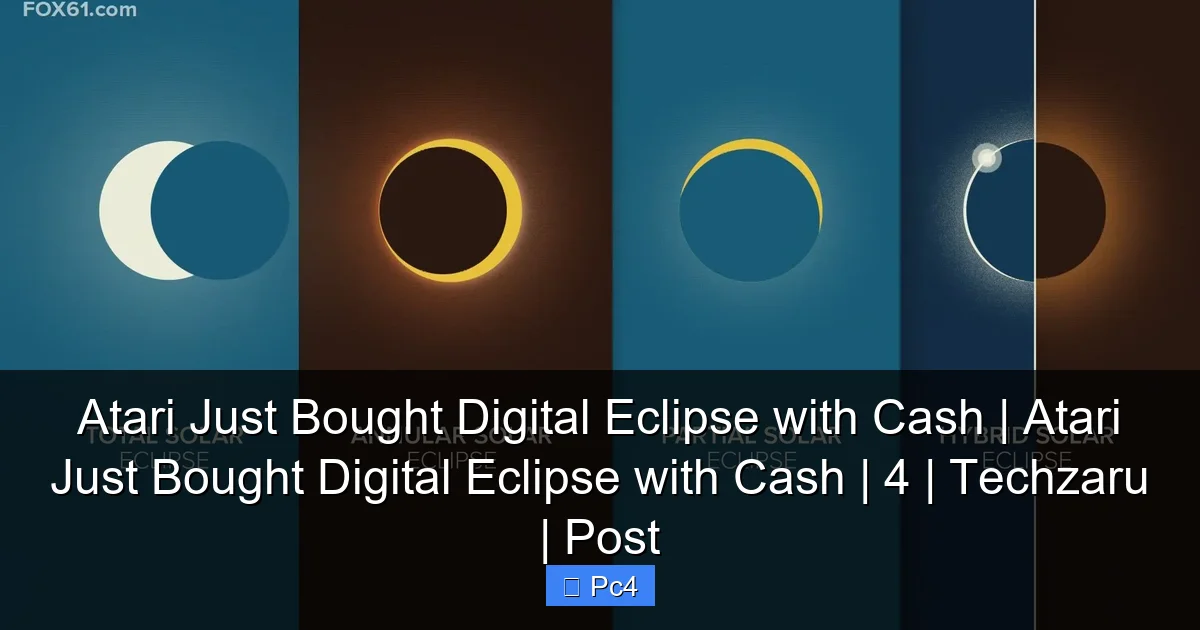 Atari Just Bought Digital Eclipse with Cash | Atari Just Bought Digital Eclipse with Cash | 4 | Techzaru | Post