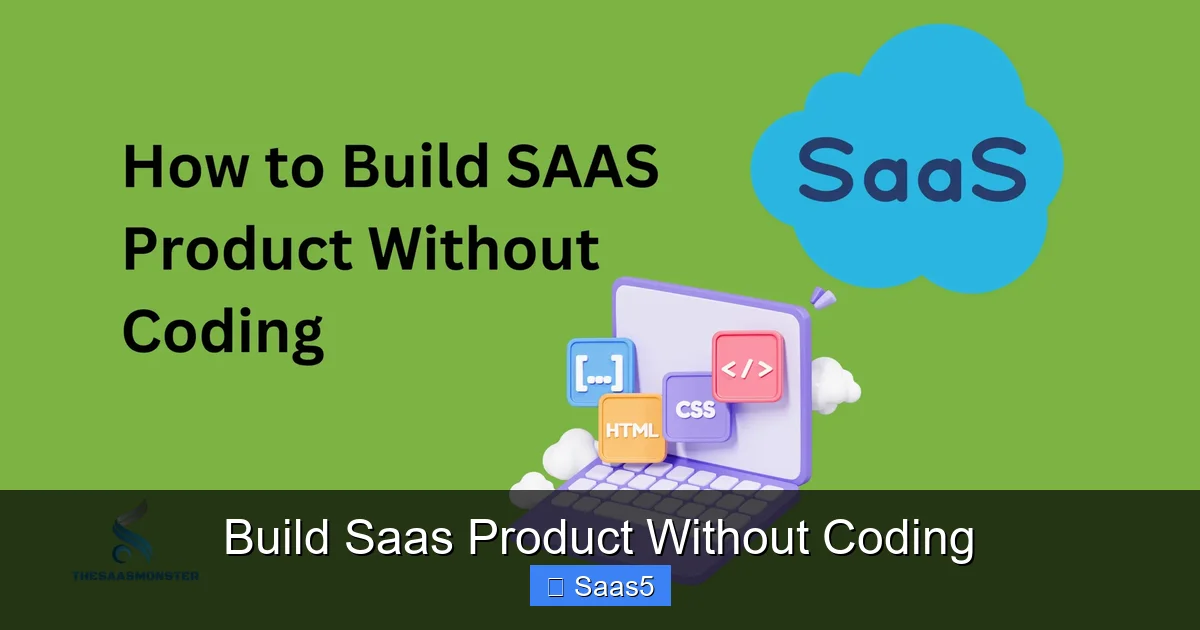 Build Saas Product Without Coding