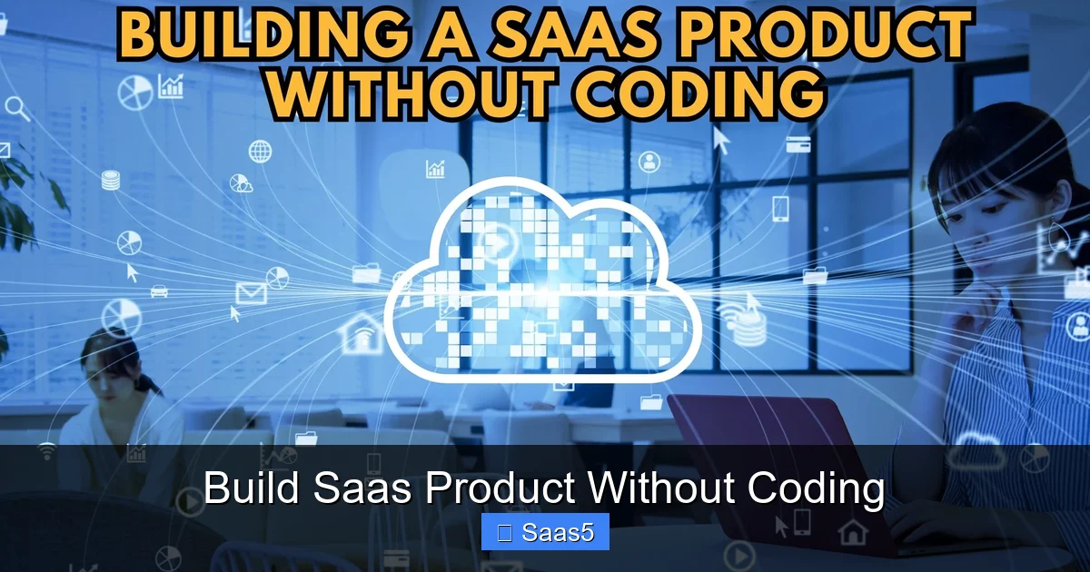 Build Saas Product Without Coding