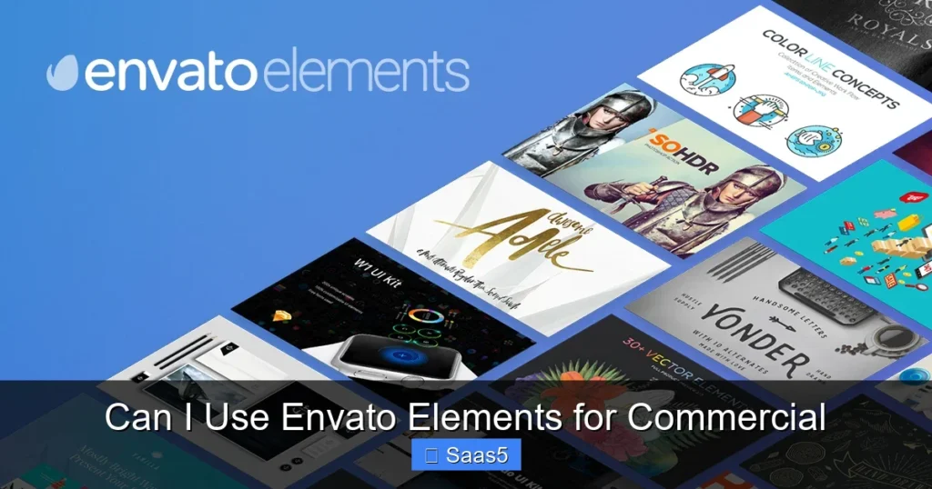 Can I Use Envato Elements for Commercial