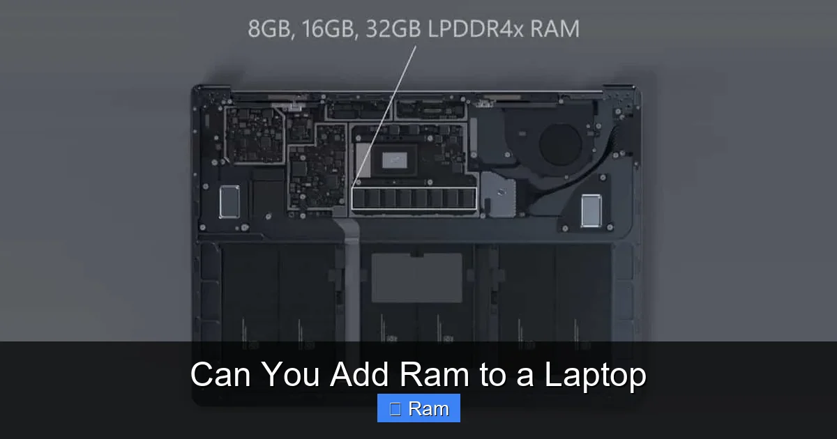 Can You Add Ram to a Laptop