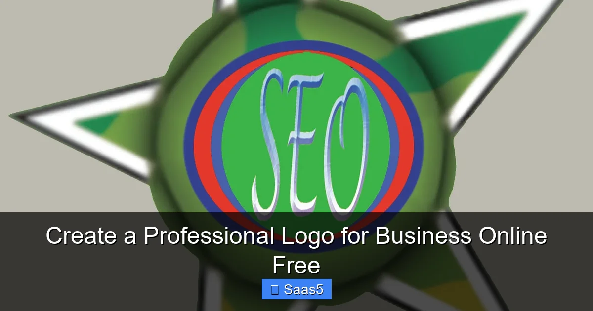 Create a Professional Logo for Business Online Free