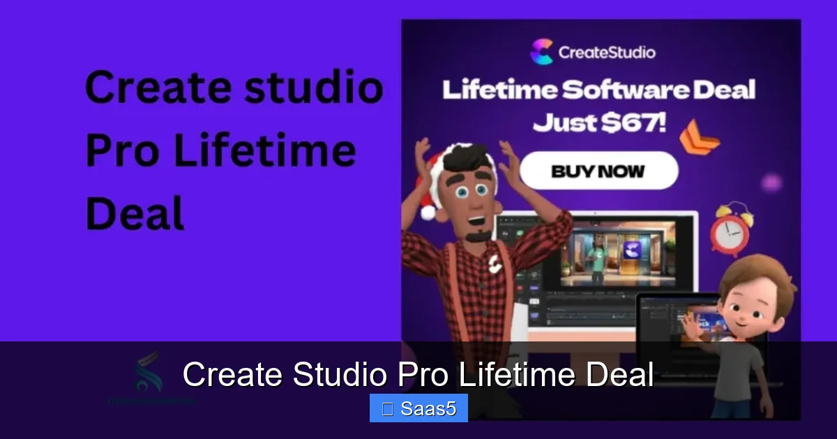 Create Studio Pro Lifetime Deal
