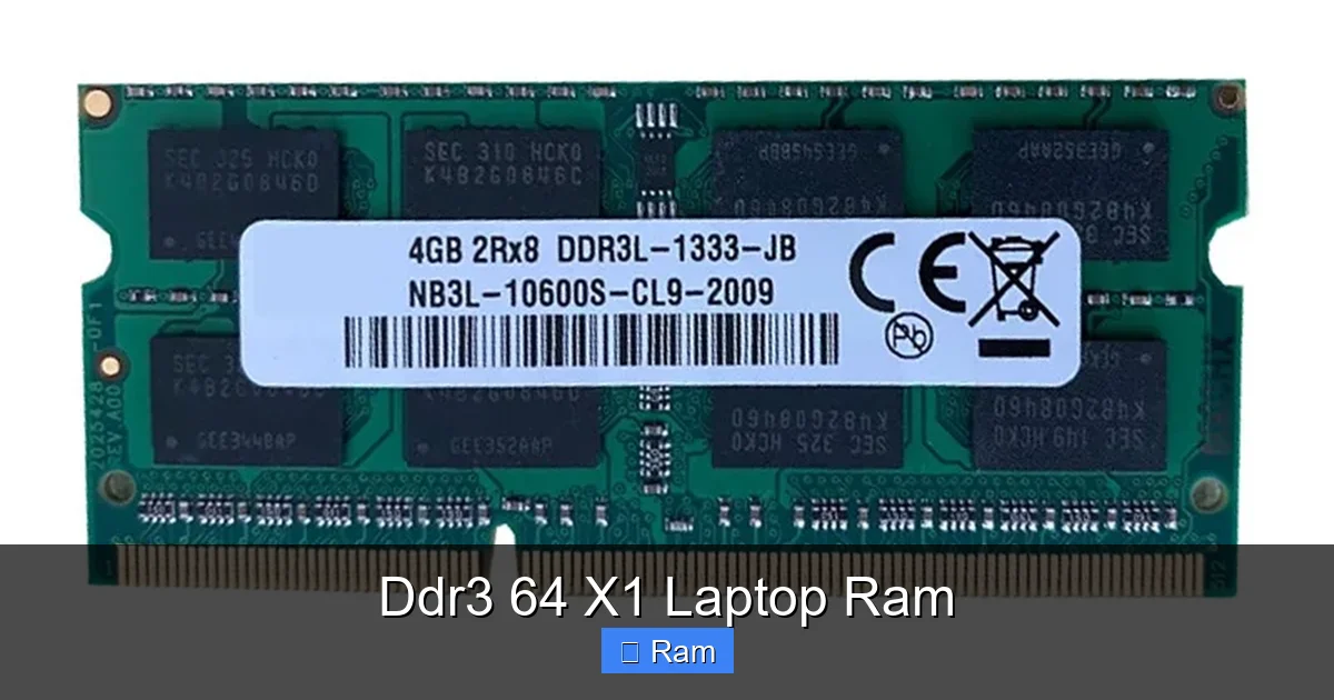 Ddr3 64 X1 Laptop Ram