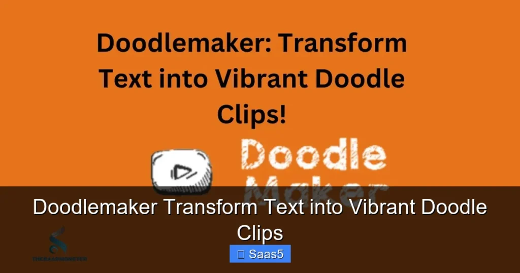 Doodlemaker Transform Text into Vibrant Doodle Clips