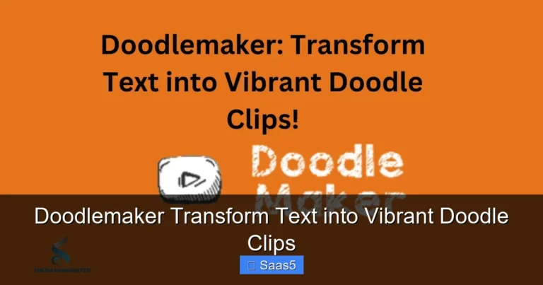 Doodlemaker Transform Text into Vibrant Doodle Clips