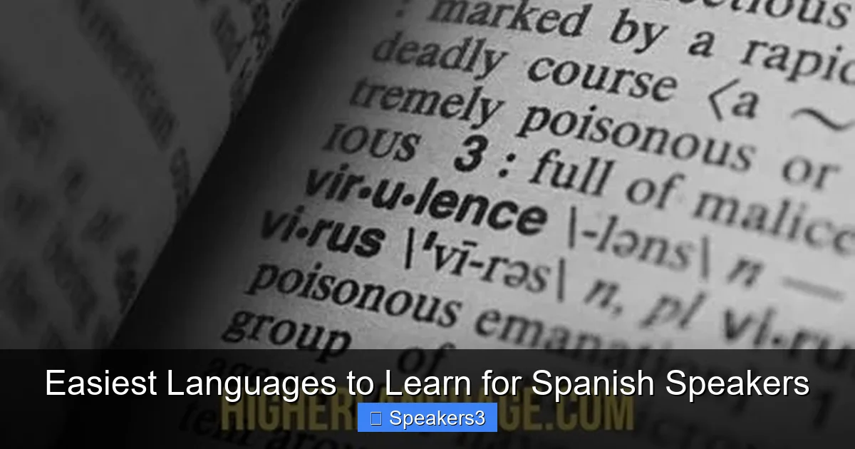 Easiest Languages to Learn for Spanish Speakers