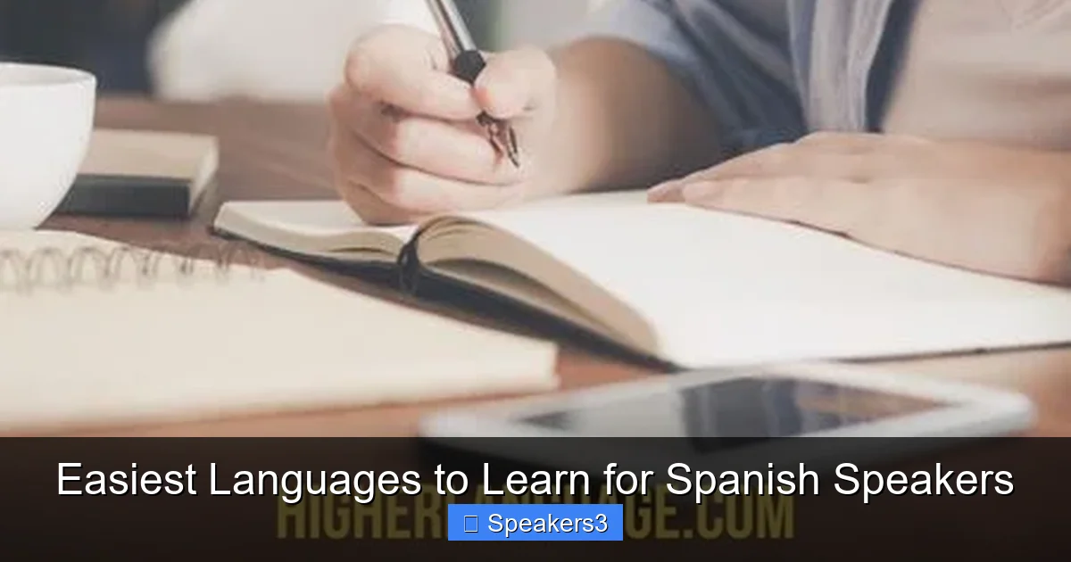 Easiest Languages to Learn for Spanish Speakers
