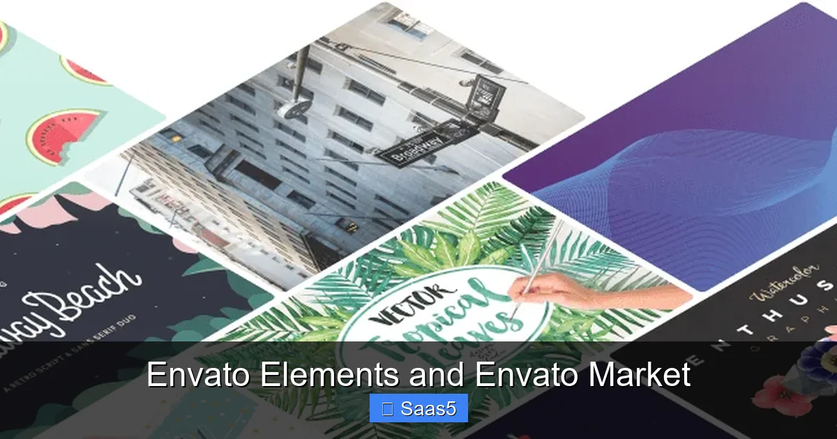 Envato Elements and Envato Market