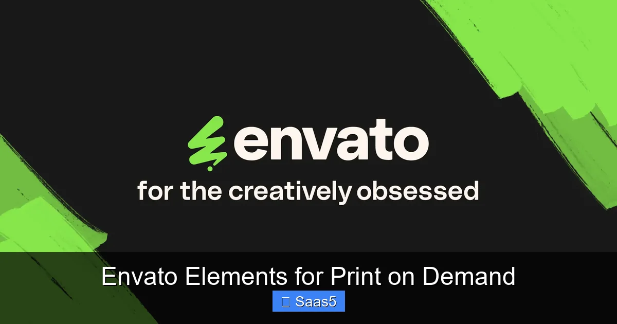 Envato Elements for Print on Demand