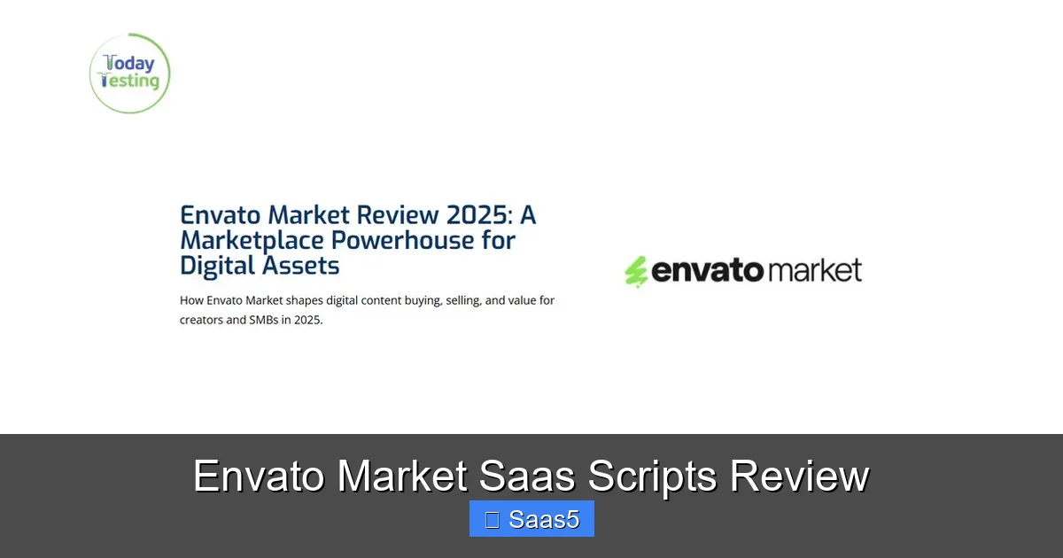 Envato Market Saas Scripts Review