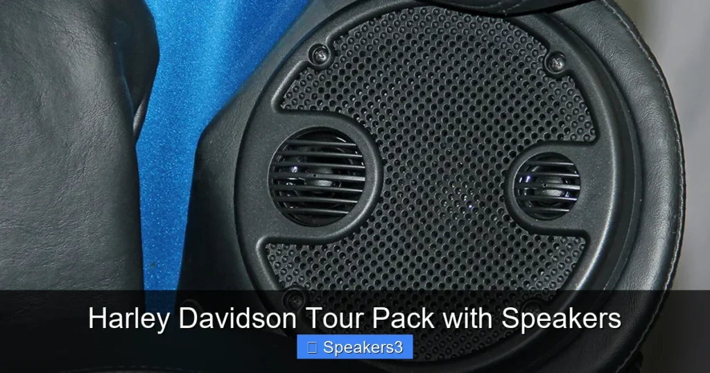 Harley Davidson Tour Pack with Speakers