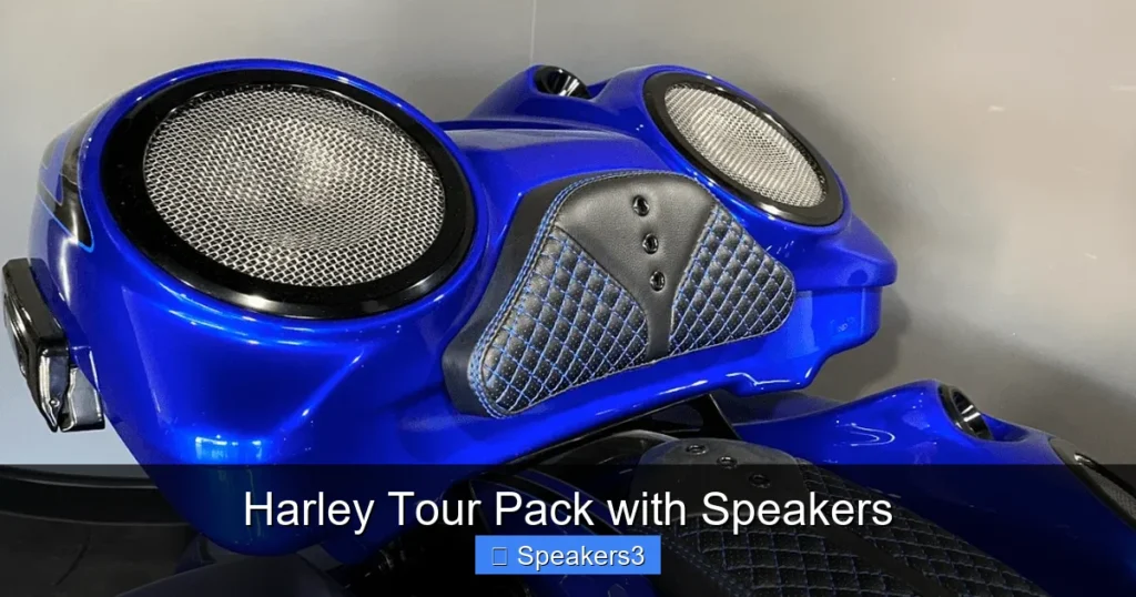 Harley Tour Pack with Speakers