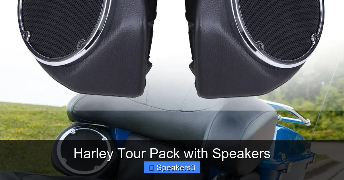 Harley Tour Pack with Speakers