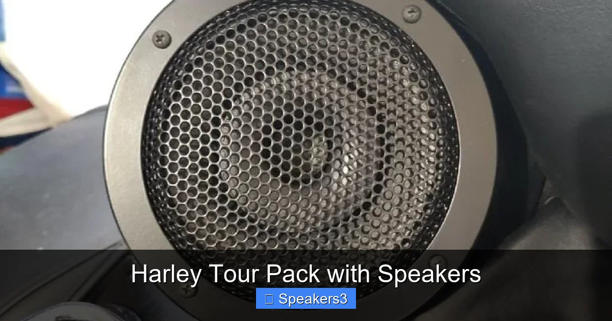 Harley Tour Pack with Speakers