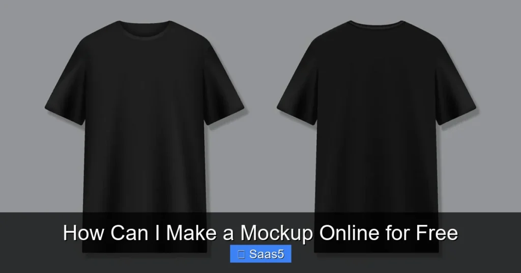 How Can I Make a Mockup Online for Free