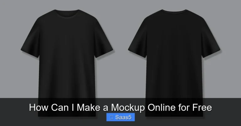 How Can I Make a Mockup Online for Free