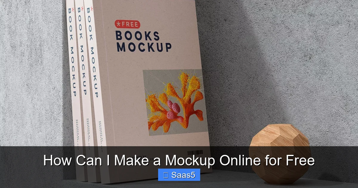 How Can I Make a Mockup Online for Free