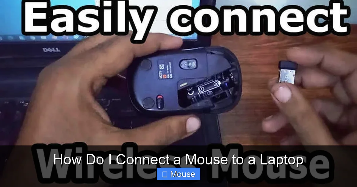 How Do I Connect a Mouse to a Laptop