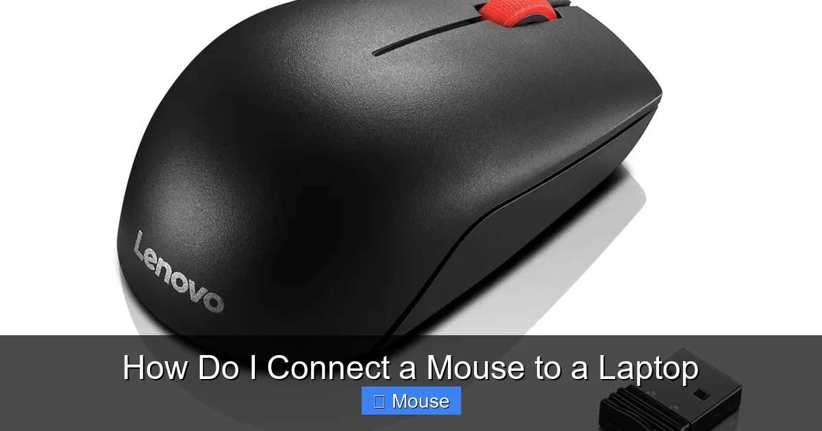 How Do I Connect a Mouse to a Laptop