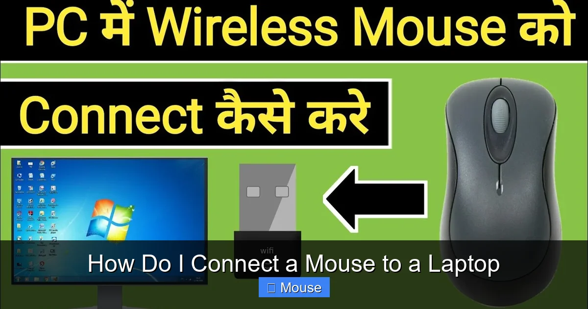 How Do I Connect a Mouse to a Laptop