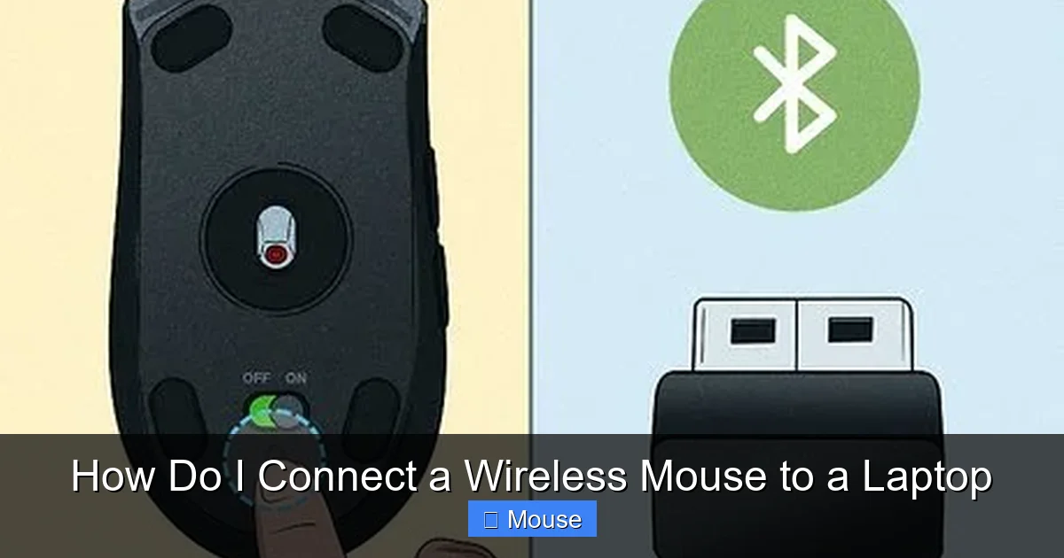 How Do I Connect a Wireless Mouse to a Laptop